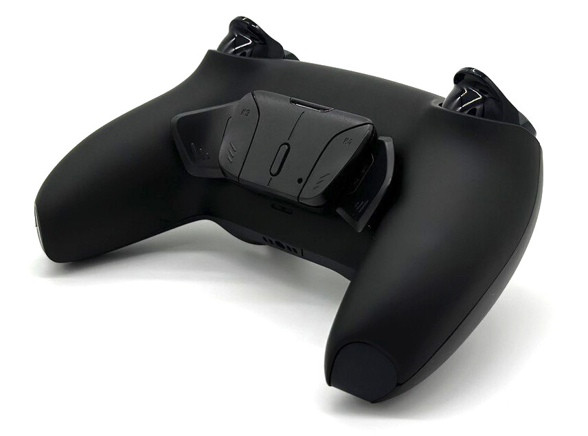 Black V4 Pro Modded + 4 Reflex Paddles Silent Modz Wireless Controller for PS5