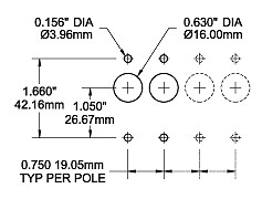 BLUE SEA CIRCUIT BREAKER AA1TOGGLE- 7214-BSS