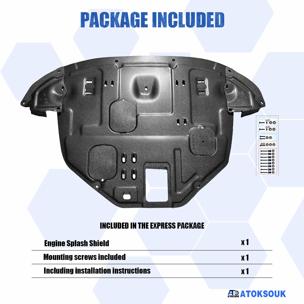 Thick Engine Splash Shield For Hyundai Tucson 2010-2015 Front Engine Guard Hard