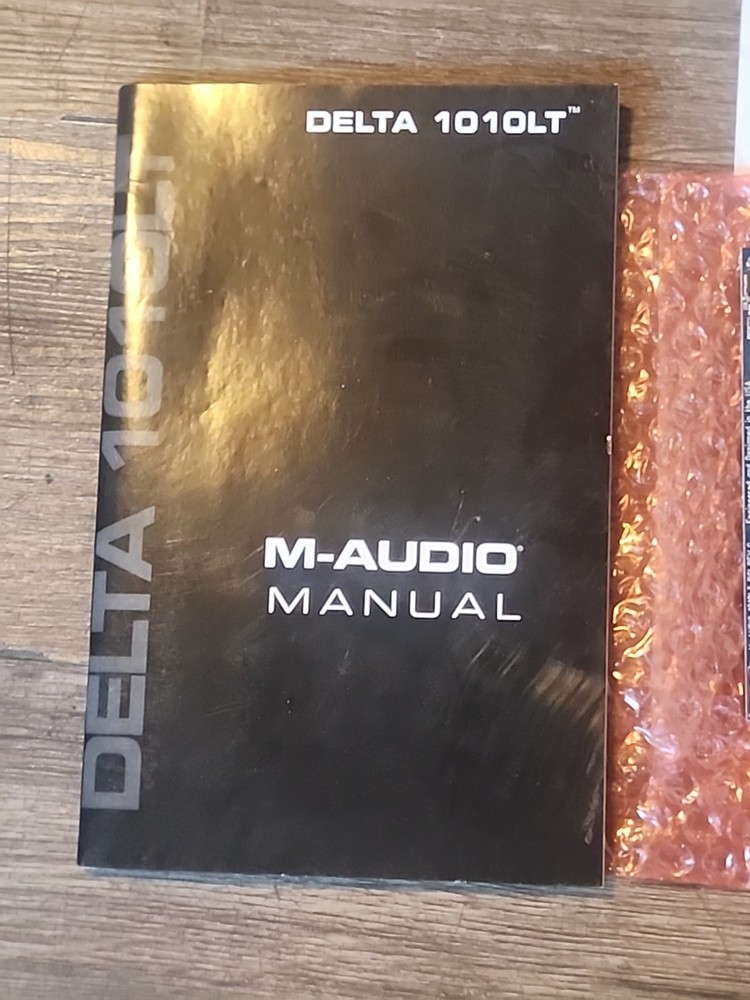 M-Audio Delta 1010LT PCI Audio Interface with Cables AND BOX UNTESTED