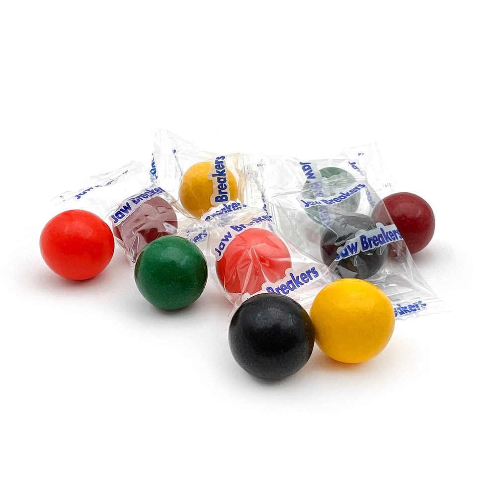 Jaw Breakers Hard Candy 3 Pound Bulk Pack About 230 Count Individually...