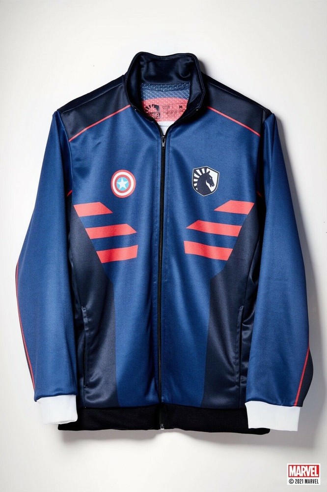 LIQUID X MARVEL Captain America Zip Jacket Size S