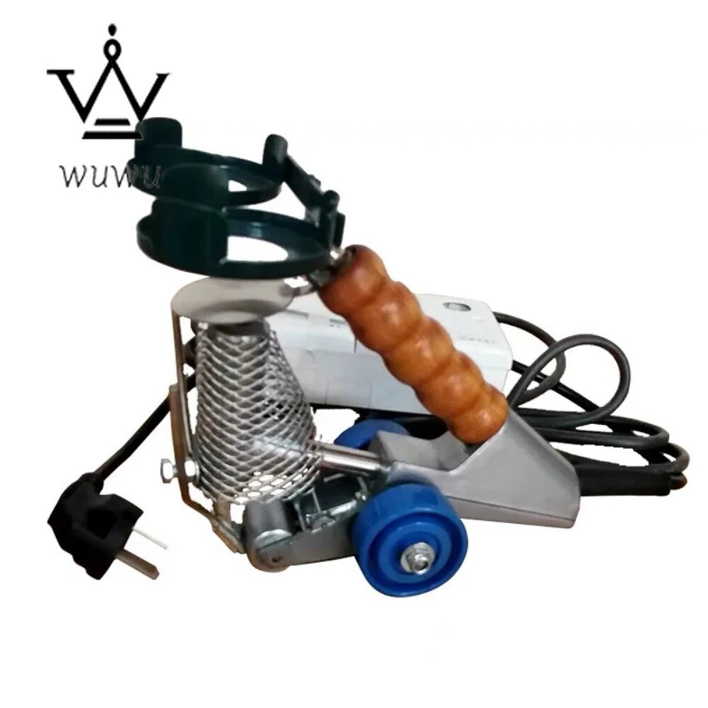 Portable Woodworking Manual Stitching Machine Veneer Splicing Line Double Thread