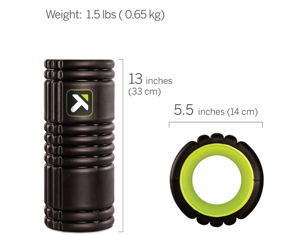 TriggerPoint Grid 1.0 Foam Roller 13" Multi-Density Massage Roller Deep Tissue