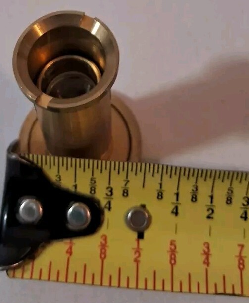 NEW OLD STOCK ~ 200 Degree Solid Brass Door Viewer Code #94014 Model # UL200