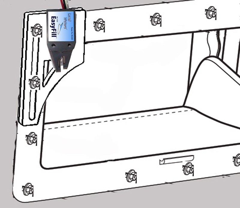 Skimmer Mount for EasyFill Floatless Pond Auto Fill Water Level Sensor