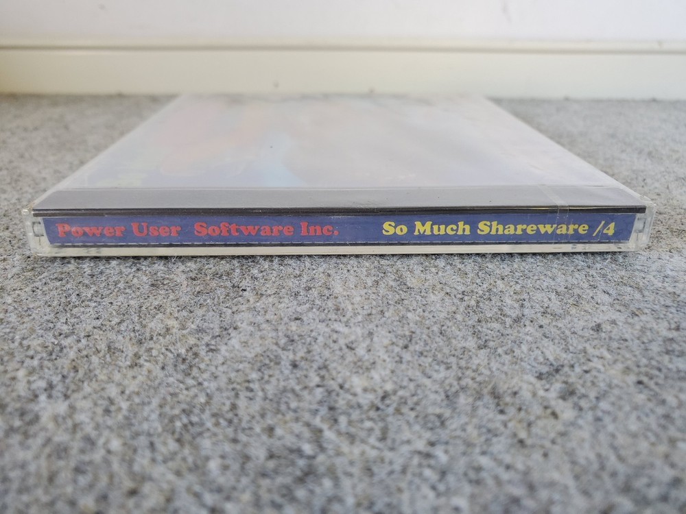 NEW Sealed Vintage Software SO MUCH SHAREWARE 4 Almost 5000 Programs CD-ROM 1994