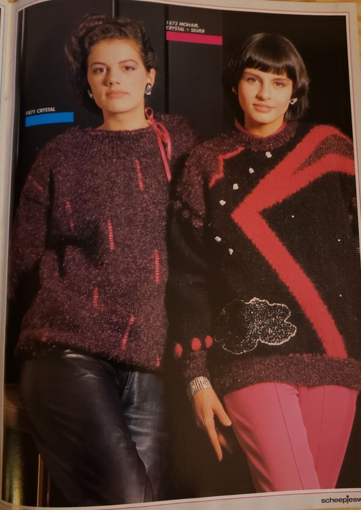 Creative Knitting With Scheepjeswol Volume 4 1986 Winter Sweater Pattern Book