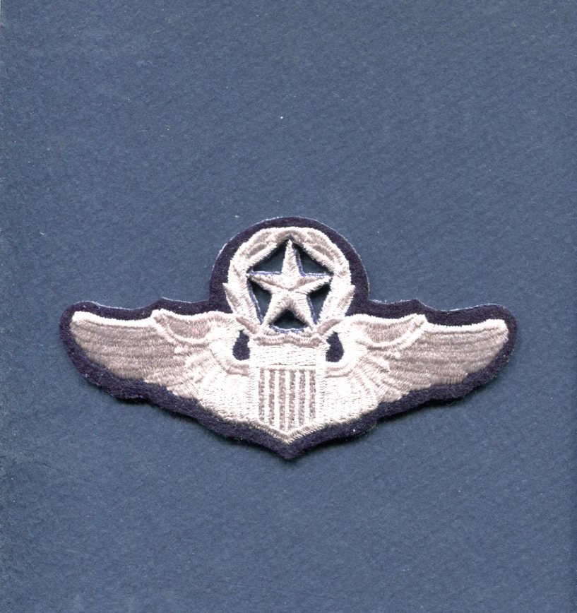 USAF US Air Force COMMAND PILOT WING 4 1/2" Hat Jacket Squadron Patch