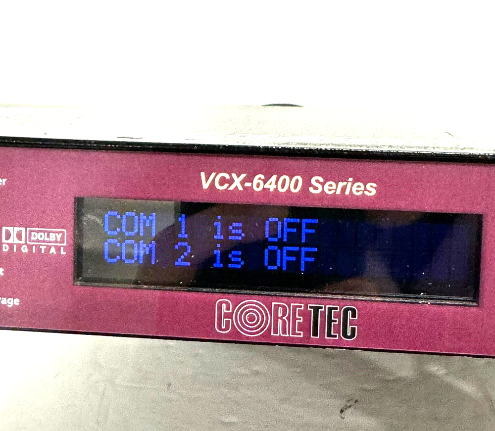 Core Tec VCX6400 Series MPEG-2/4 Video ETHERNET ENCODER