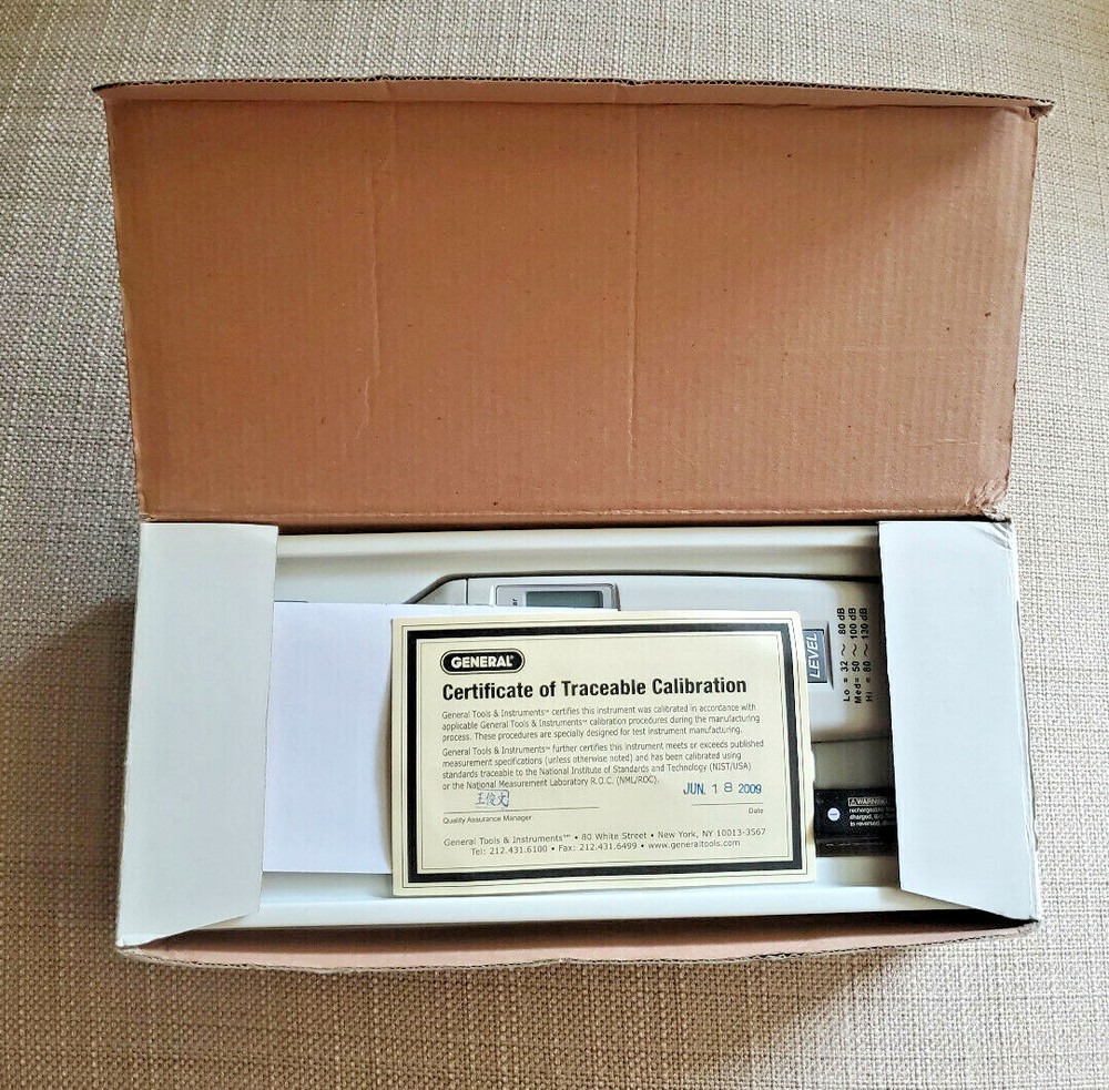 General Tools DSM325 41012 Digital Sound Meter, Mini. Brand New!