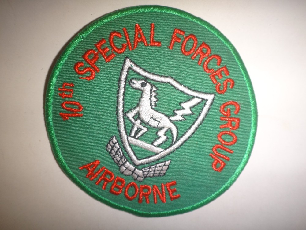 US Army 10th Special Forces Group AIRBORNE Patch