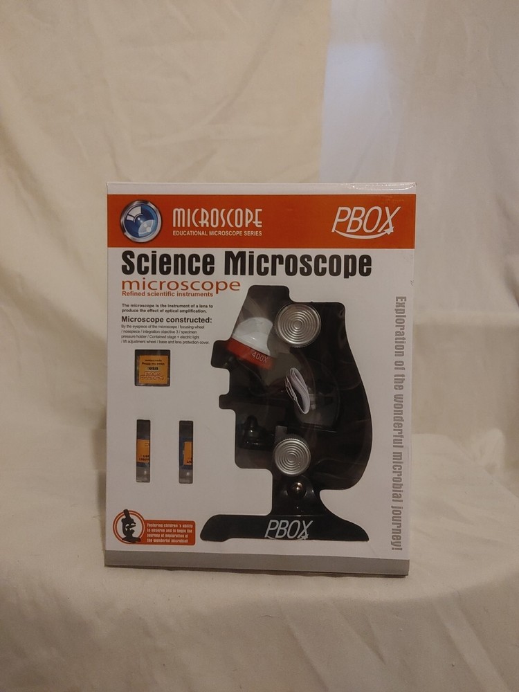 PBOX Microscope Educational  Microscope Series Science Beginners Microscope New