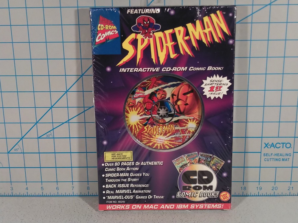 Vintage Spider-Man Interactive CDROM Comic Book #1, Marvel 1995