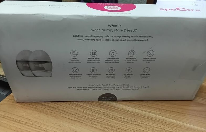Spectra premier wearable breast pump