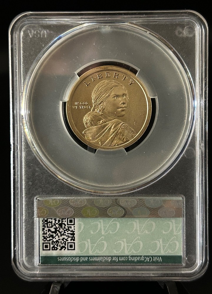 2017 S Native American Sequoyah Coin - CAC MS-67 Enhanced Uncirculated