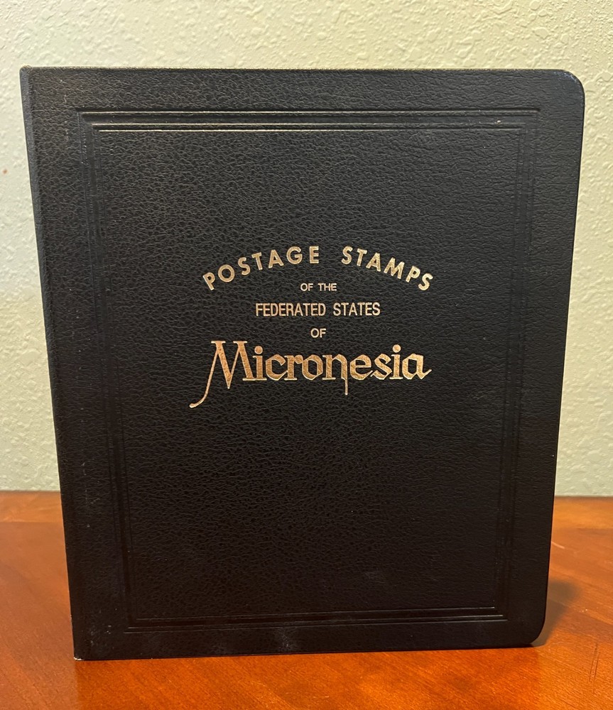 3 Ring White Ace Binder Federated States Micronesia for Stamp Collecting ZAYIX