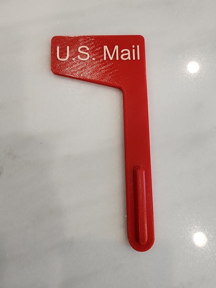 3D Printed Magnetic Mail Box Flag