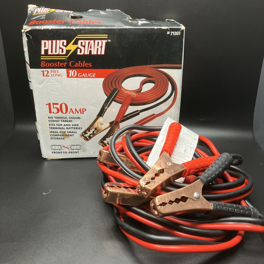 Plus Start  Booster Cables 12ft. 150 amp 10AWG