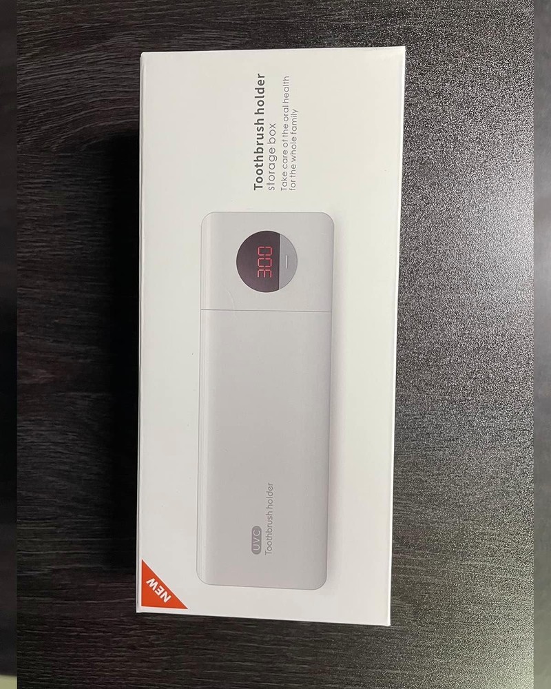 HouseGem Toothbrush Holder, Timer Function, 2000mAh Rechargeable Cordless Wal...