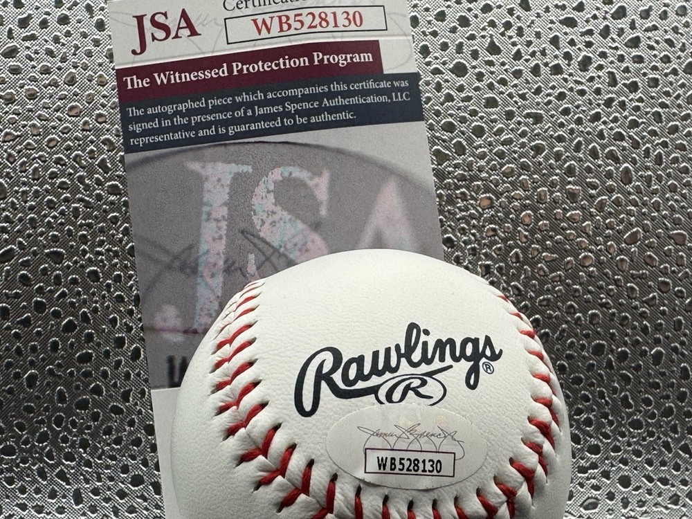 Daniel Schneemann Signed Baseball JSA COA