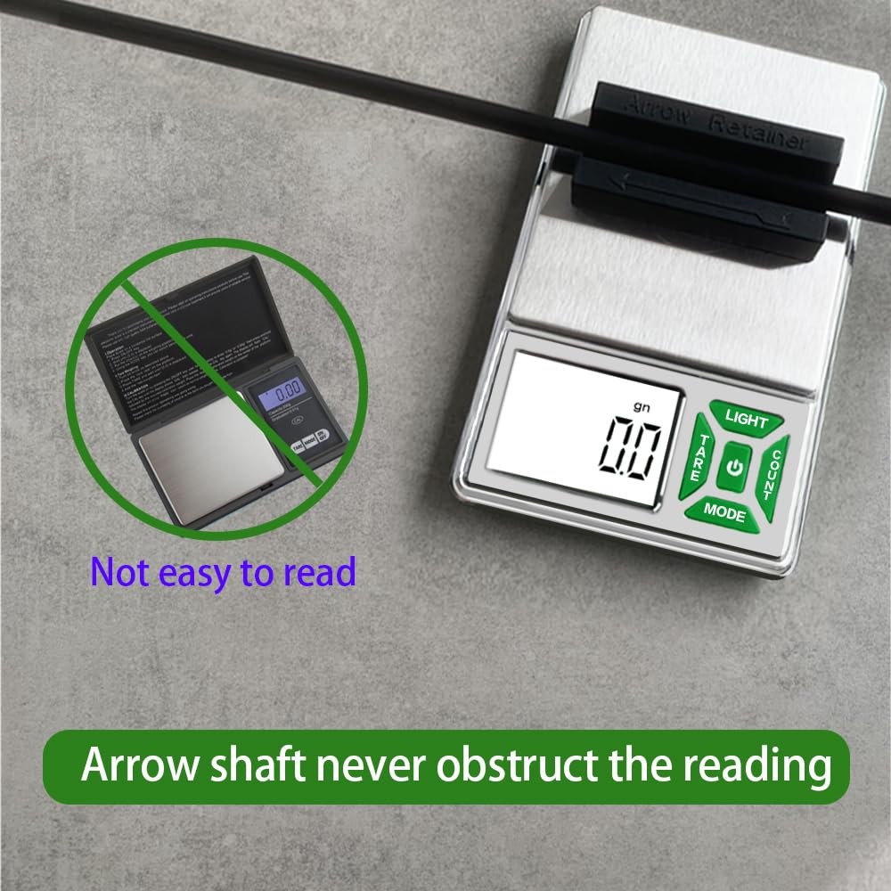 Arrow Scale Digital Grain, Archery Scale, Weight with Green