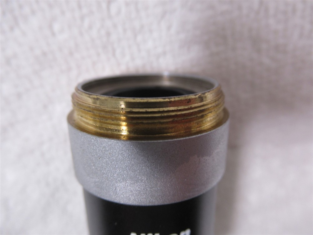 Nikon E Plan 10x Microscope Objective Lens Eclipse Series Brightfield Microscopy