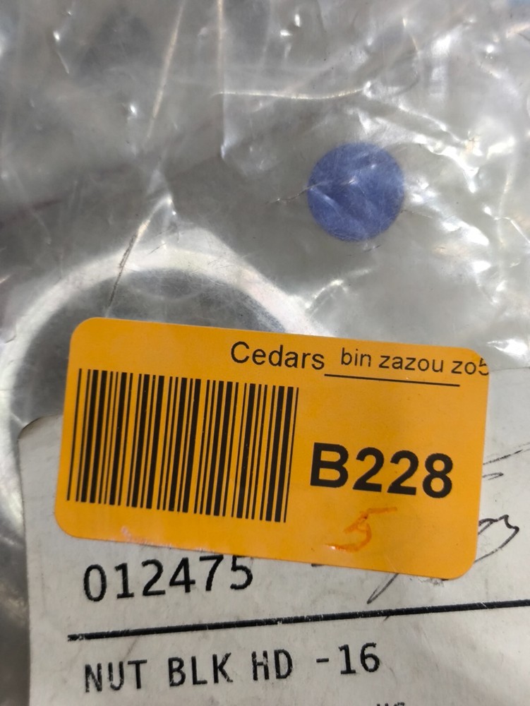 Two (2x) Eaton AC Suction Bulkhead Nut FF9768-24S