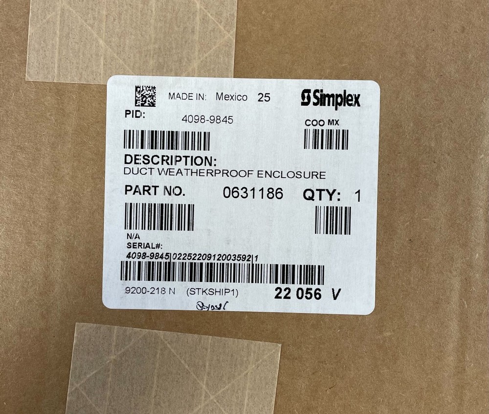 Simplex 4098-9845 - Same Day Shipping (SEALED)