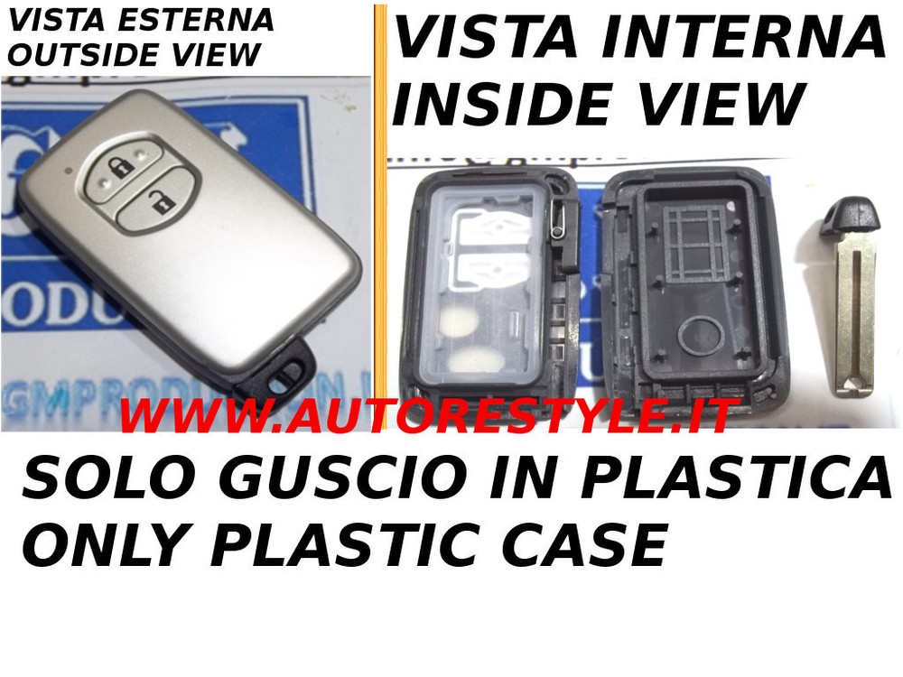 Cover For Toyota Remote Control 2 Button - 2 Button Remote Control Case Only