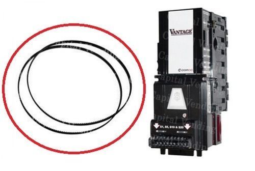 Coinco Vantage dollar bill validator acceptor belt Kit - 2 large belts   vending