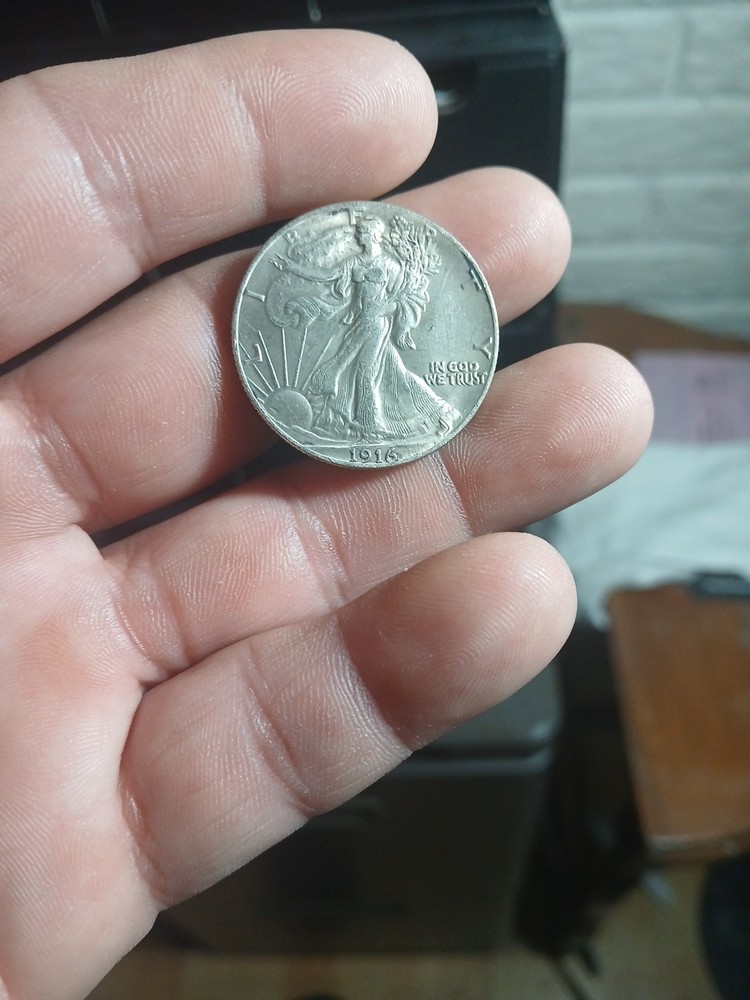 1916-S Walking Liberty Half Dollar