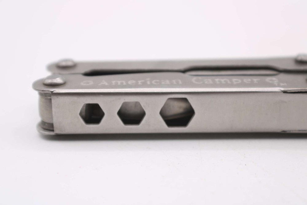 American Camper Multi-Tool Pliers Screwdriver Compact Pocket Camping Hand Tools