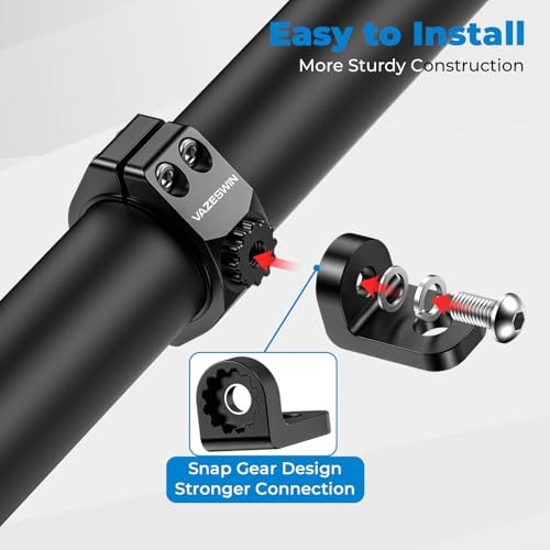 Aluminium Alloy UTV Whip Light Mount, Solid Heavy-Duty CNC Machined UTV Flag