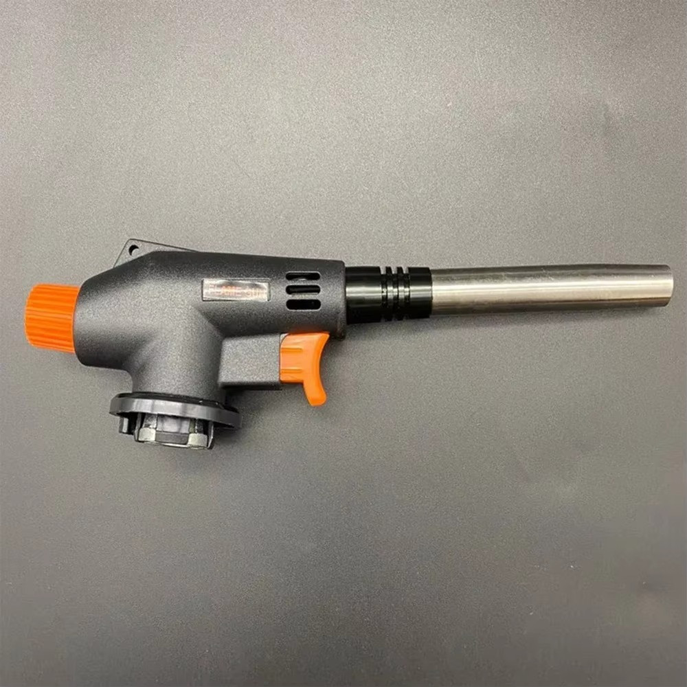 Butane Torch Head 1300°C Adjustable Flame BBQ Camping Auto Ignition
