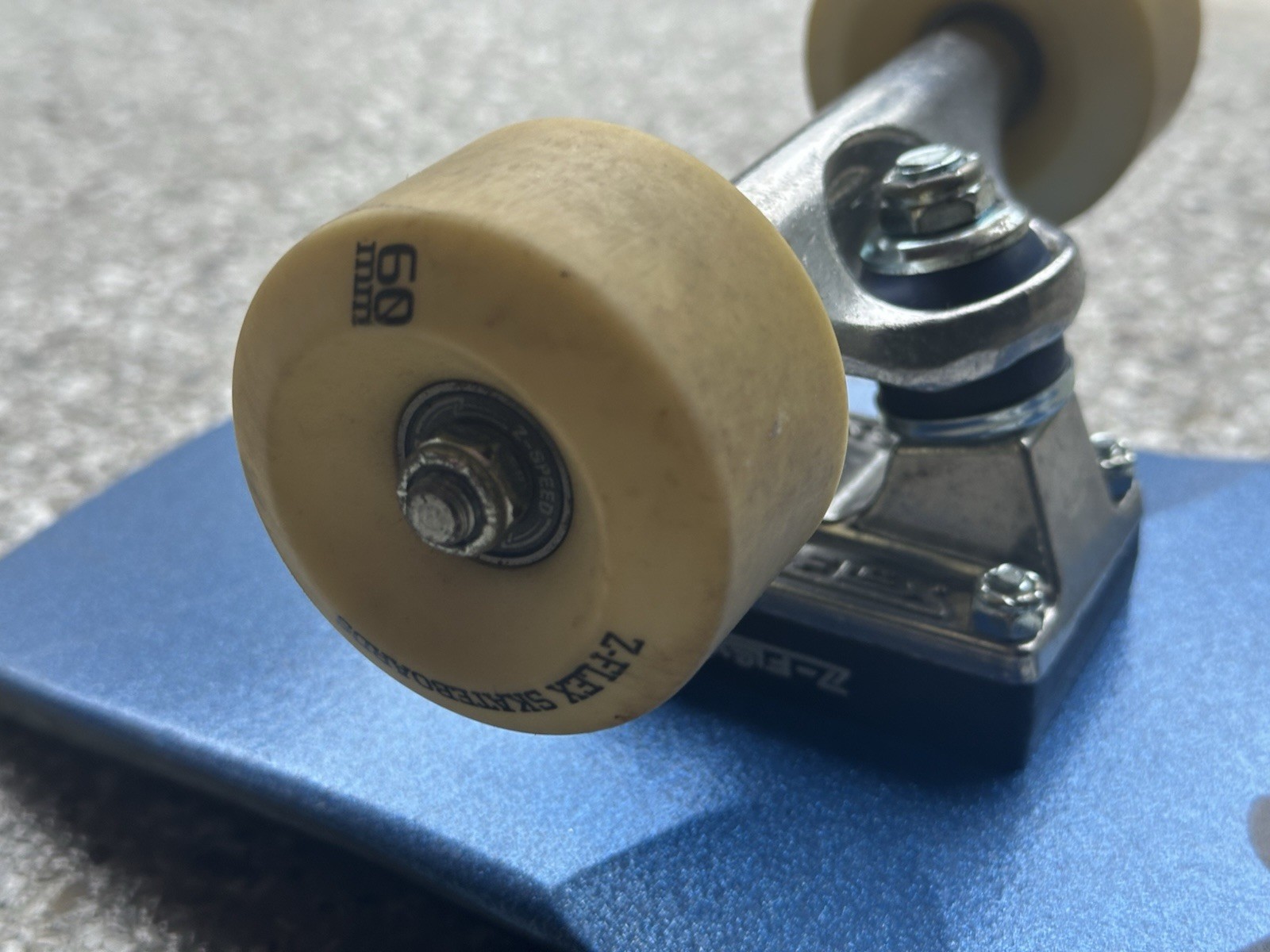 Z Flex Jay Adams Model Complete Skateboard Blue Sparkle Rare Old School Shape