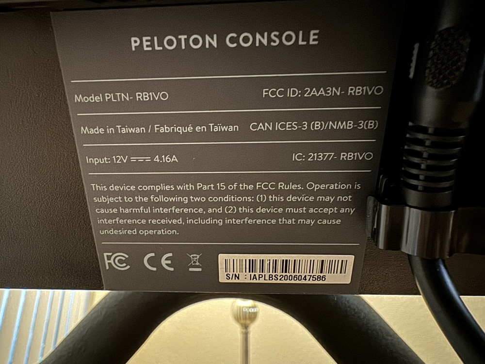 2020 peloton bike used