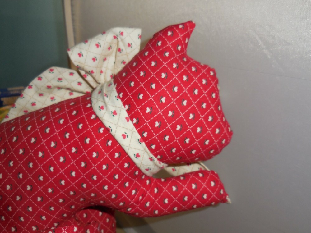 Cat Shelf Sitter Stuffed Red Calico Cat