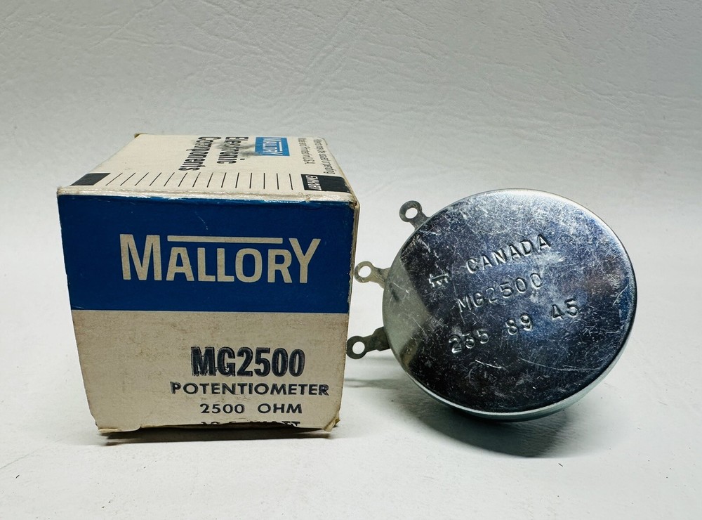 NEW Mallory MG2500 Potentiometer