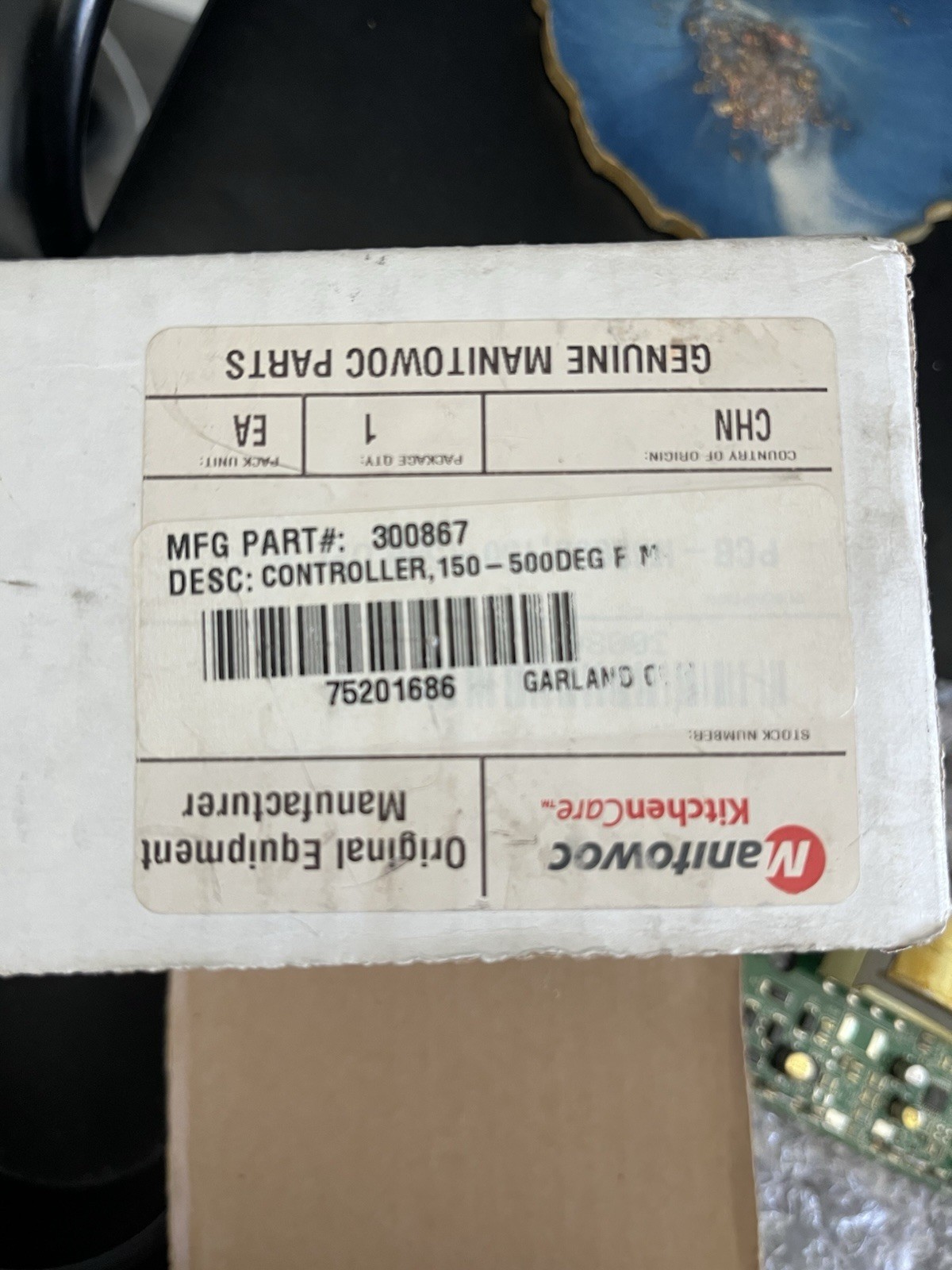 Garland 1955501 Temperature Control Board PCB IM2000 150-500°F