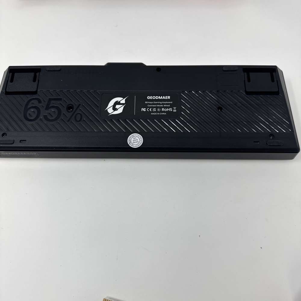 Geodmaer Black Grey Backlit Wireless Gaming Keyboard