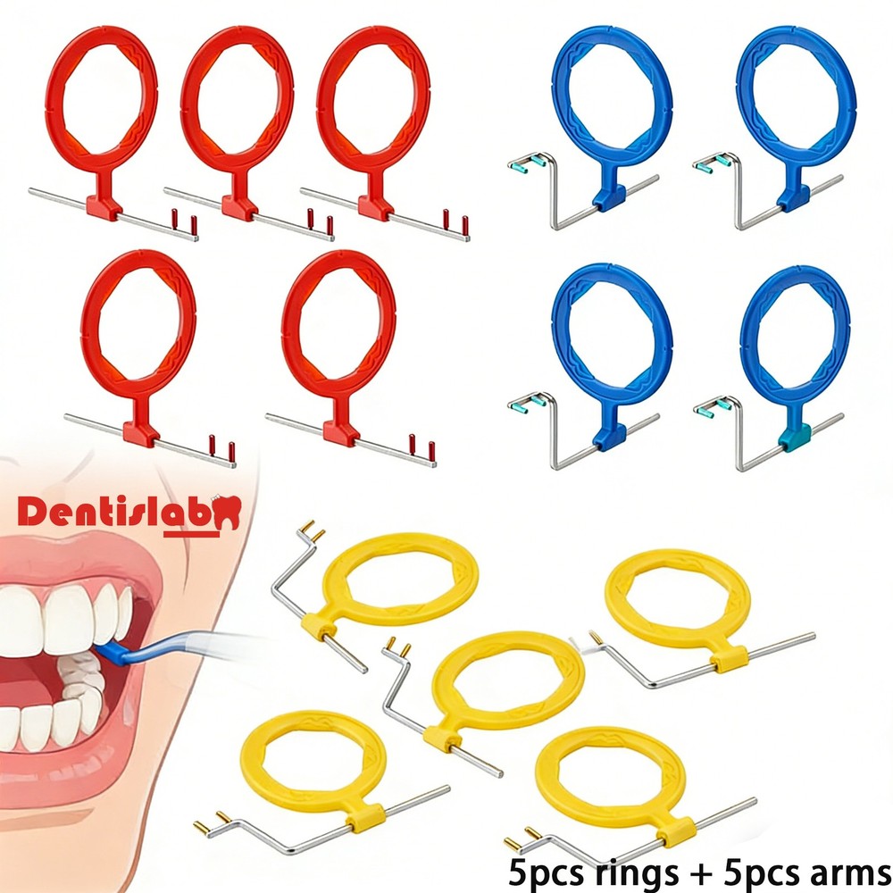 Dental Sensor Holder 5pcs Aiming,Ring kit X-Ray Positioning for Digital Sensor