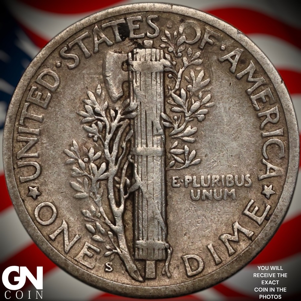 1926 S Mercury Dime A4859