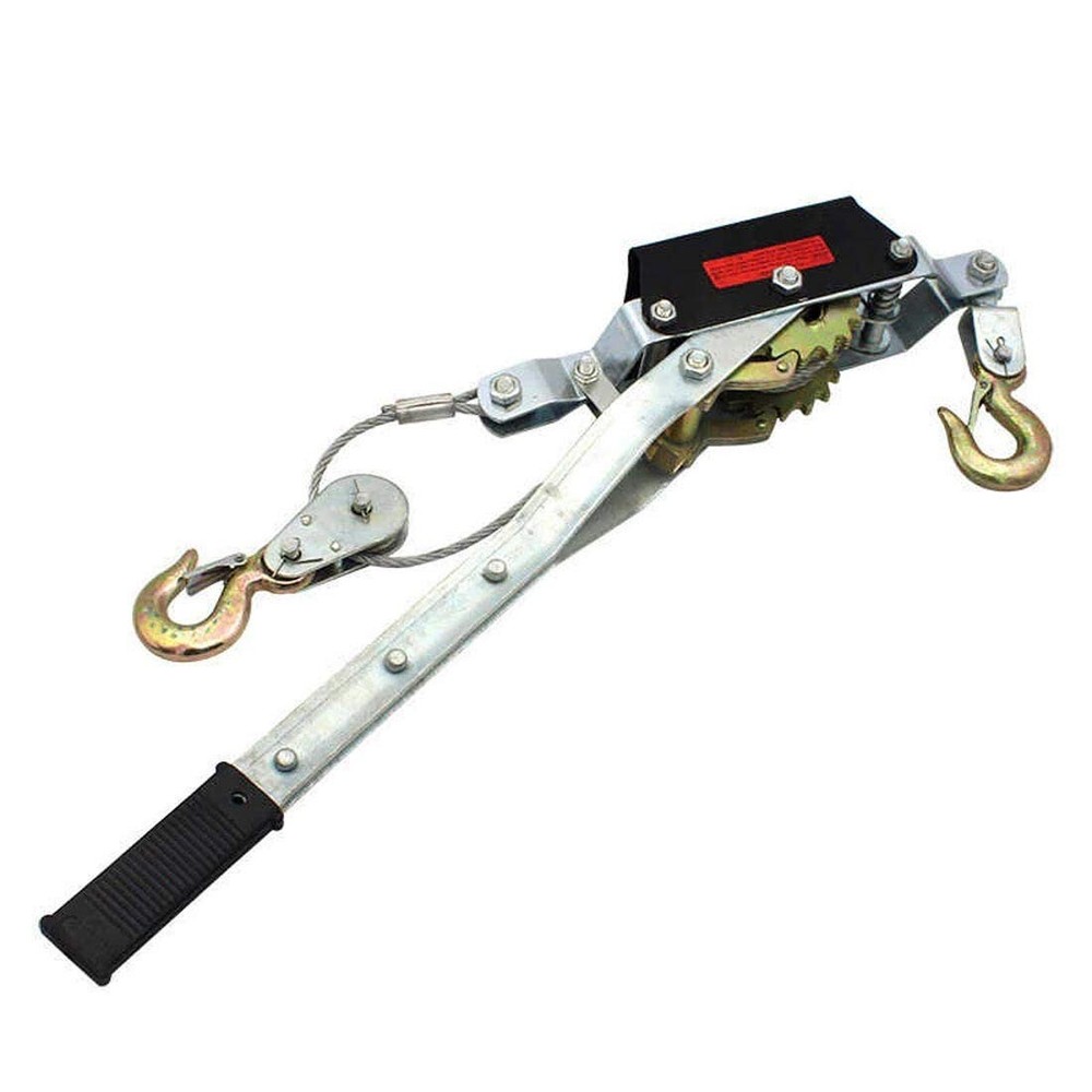 4T Ton Hand Power Puller Winch Tool Car Pull Hoist Trailer Machine Boating
