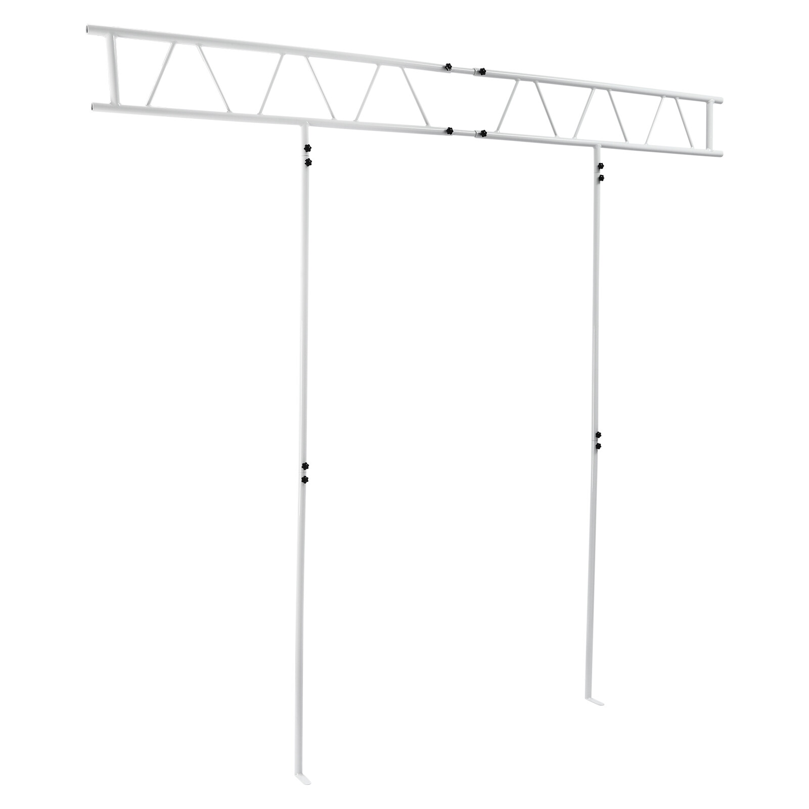 Light Truss Stand System, Trussing DJ Booth Kit 7x8ft Stage DJ Light Stand T-Bar