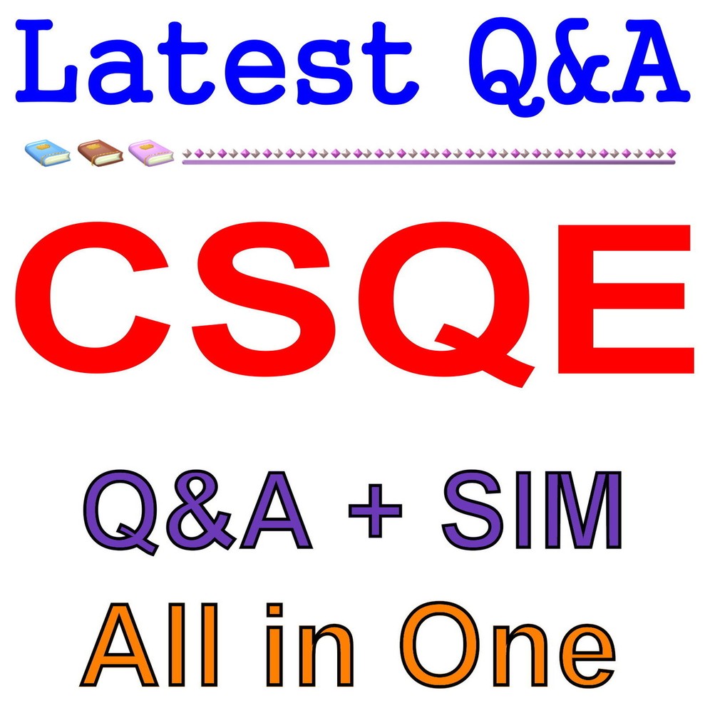 Certified Software Quality Engineer Certification CSQE Exam Q&A+SIM