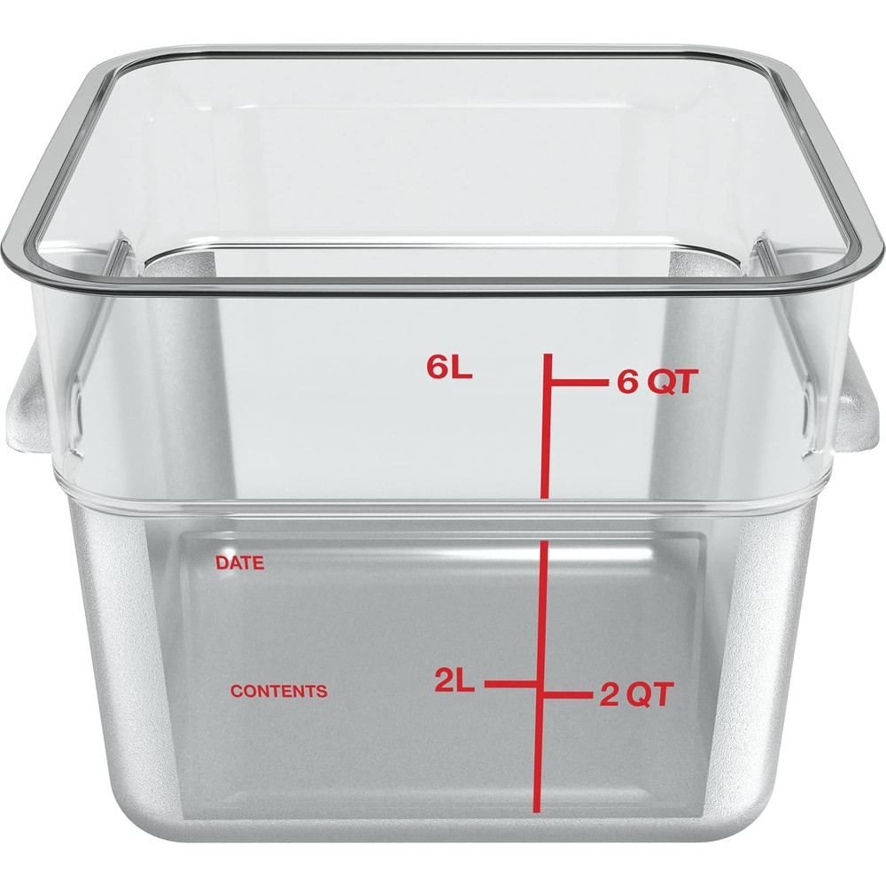 Squares Square Food Storage Container with Stackable Design for Catering, Buffet