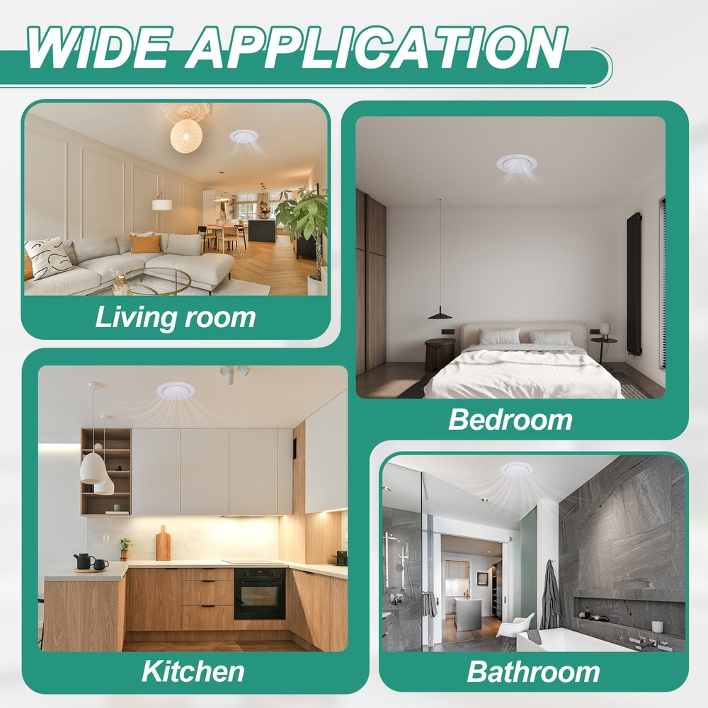 Soffit Vent 6" ABS Adjustable Round Vent Cover