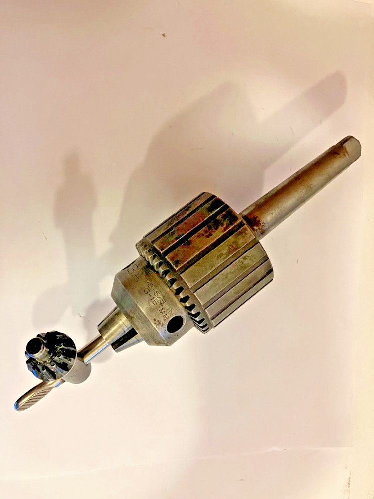 Used Jacobs Drill Chuck.     Works well.      See spec/ condition notes below!!!