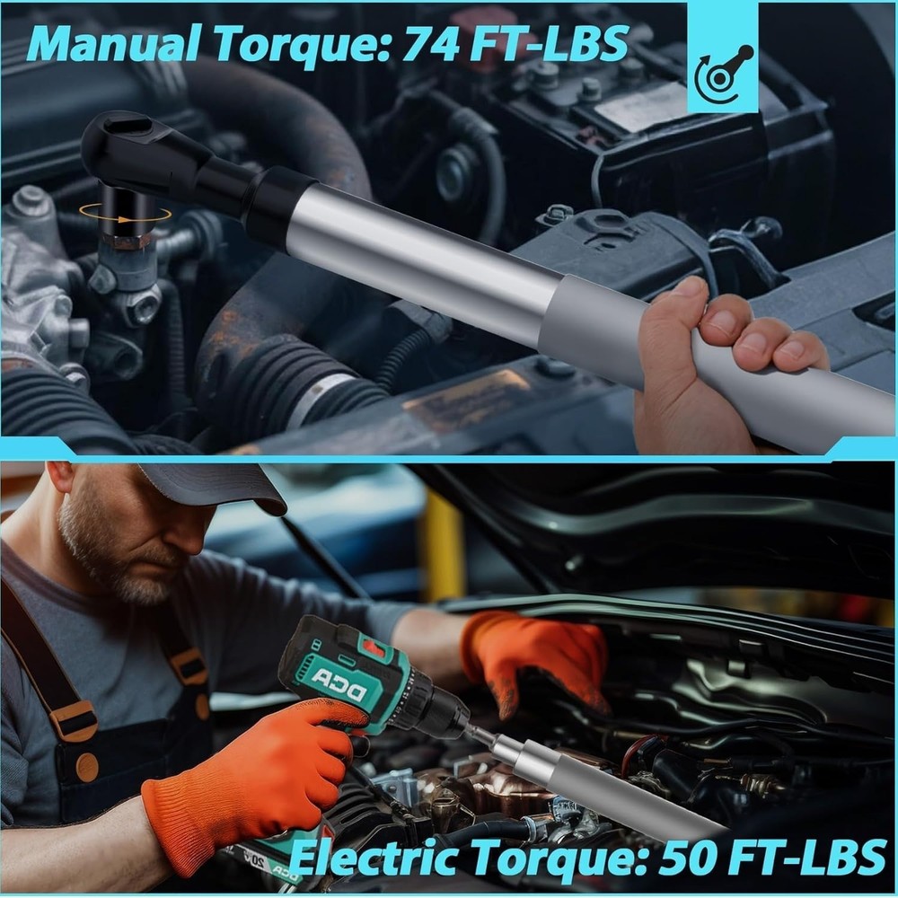 Offset Extension Wrench for Electric with Versatile 1/2"